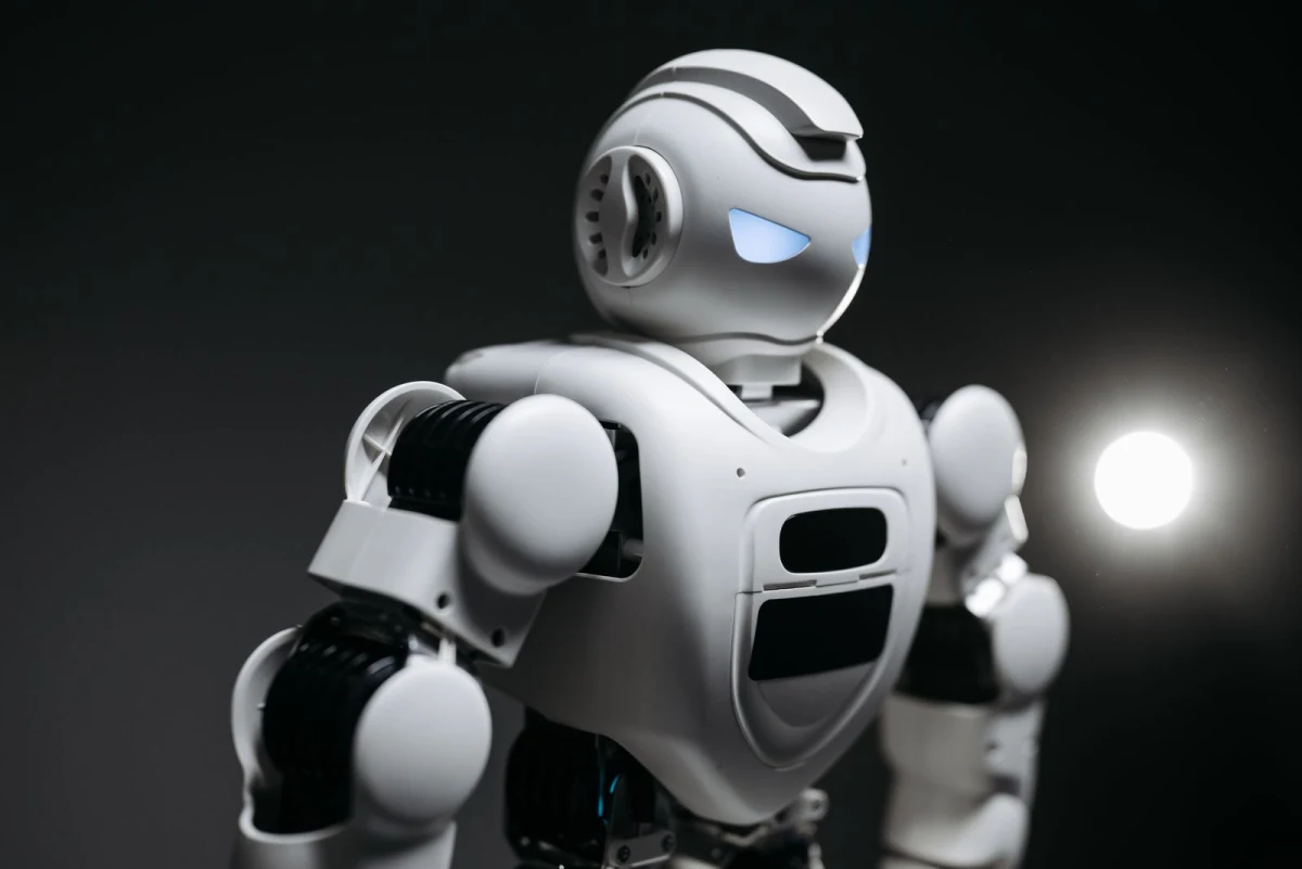 Futuristic robots working together, illustrating multi-agent AI systems in 2026